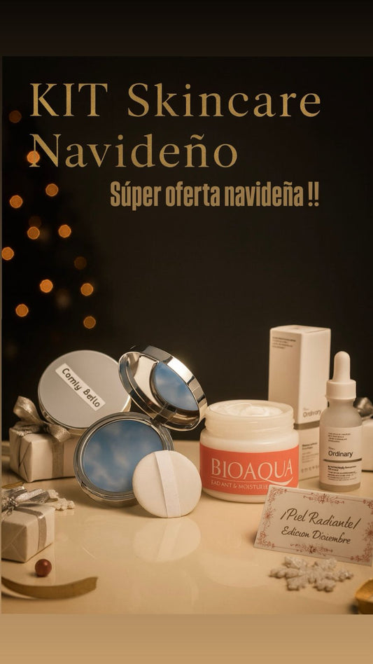 Kit skincare navideño
